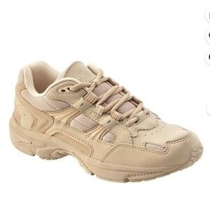 Vionic 23WALK Women's Walking Shoes 5 WIDE US Taupe Suede Leather‎ Sneakers NEW